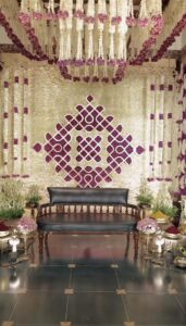 Home creative dot rangoli based decoration